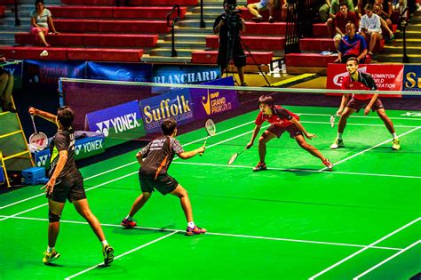 badminton match.
